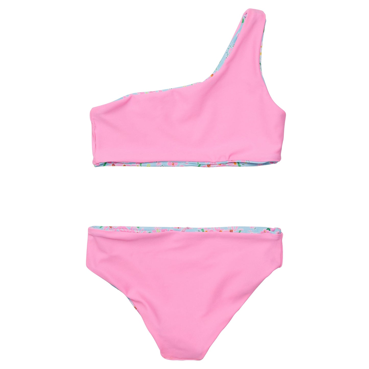Daisy Chain One Shoulder Reversible Bikini - Snapper Rock