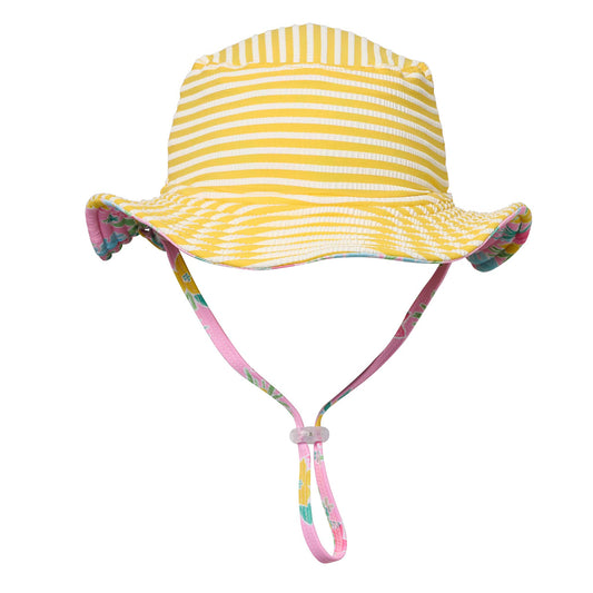Buttercup Bloom Reversible Bucket Hat - Snapper Rock