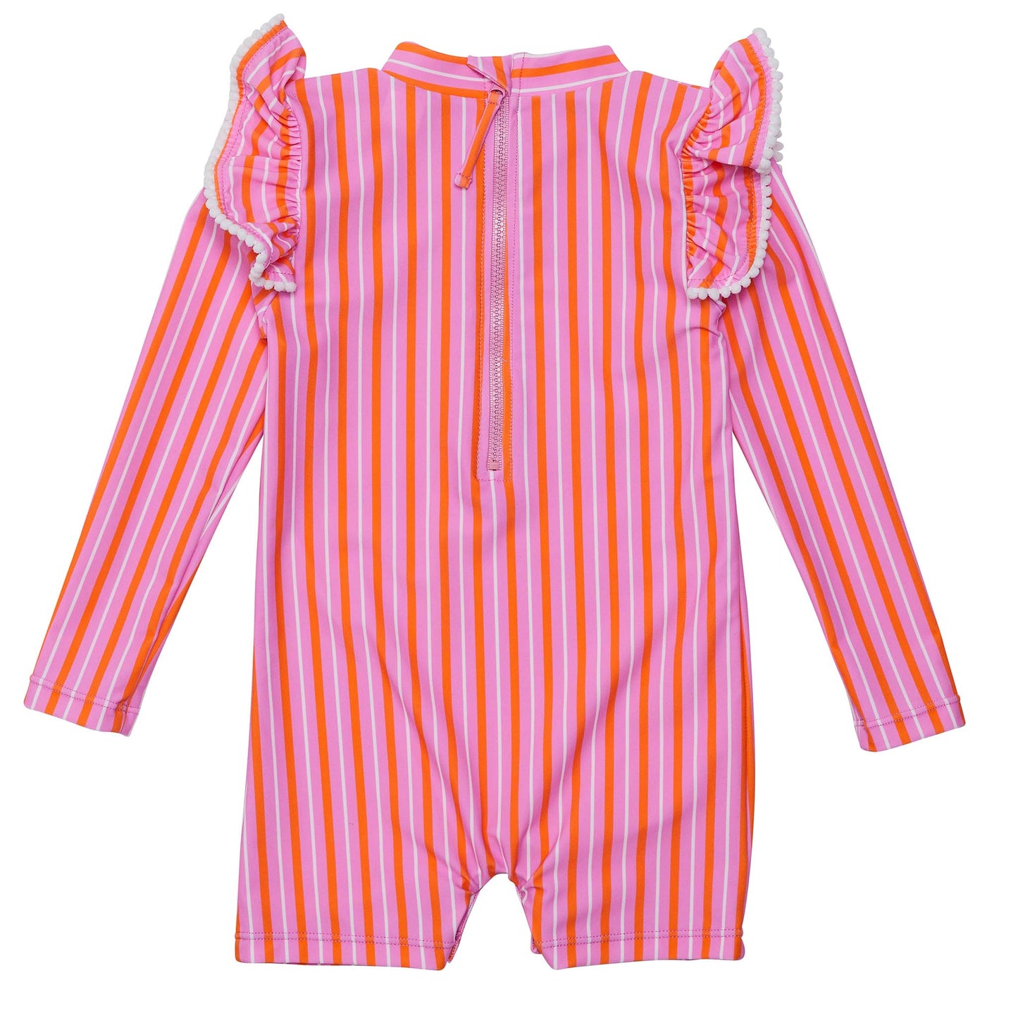 Stripy Sunset Sustainable LS Sunsuit - Snapper Rock