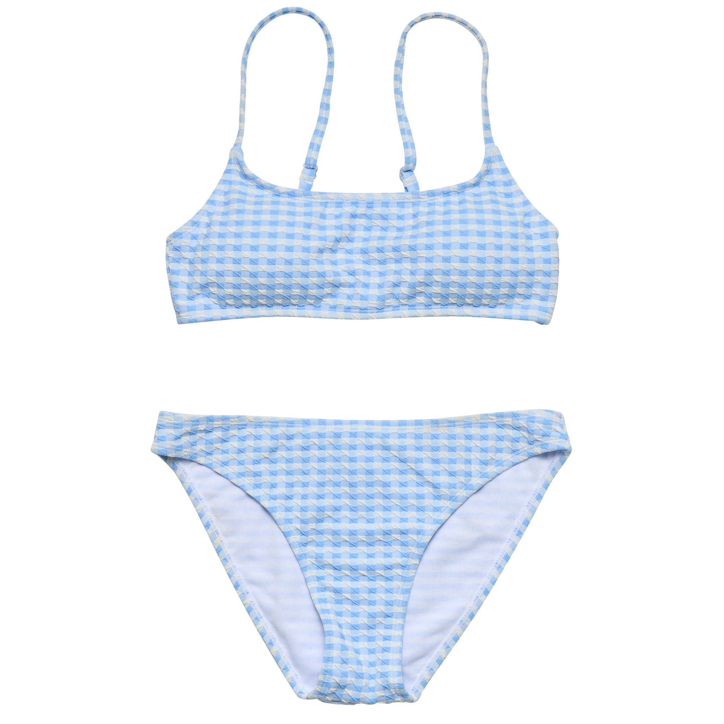 Seaside Gingham Teen Crop Bikini - Snapper Rock
