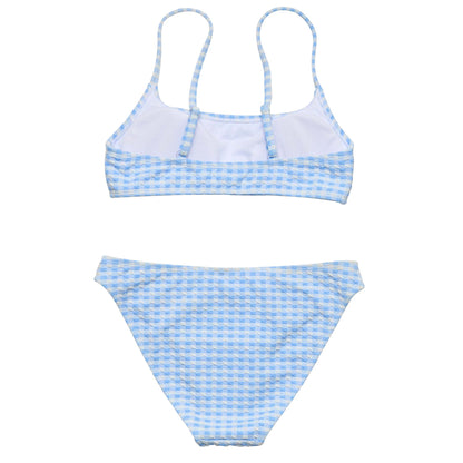 Seaside Gingham Teen Crop Bikini - Snapper Rock