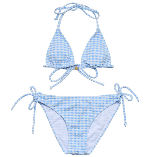 Seaside Gingham Charm Triangle Bikini - Snapper Rock