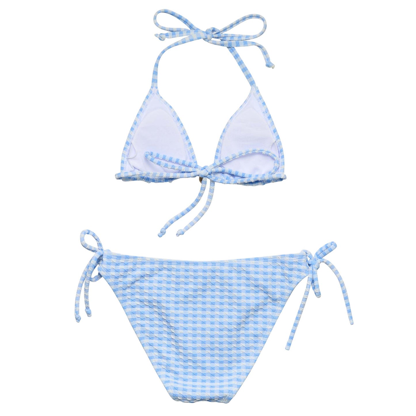 Seaside Gingham Charm Triangle Bikini - Snapper Rock