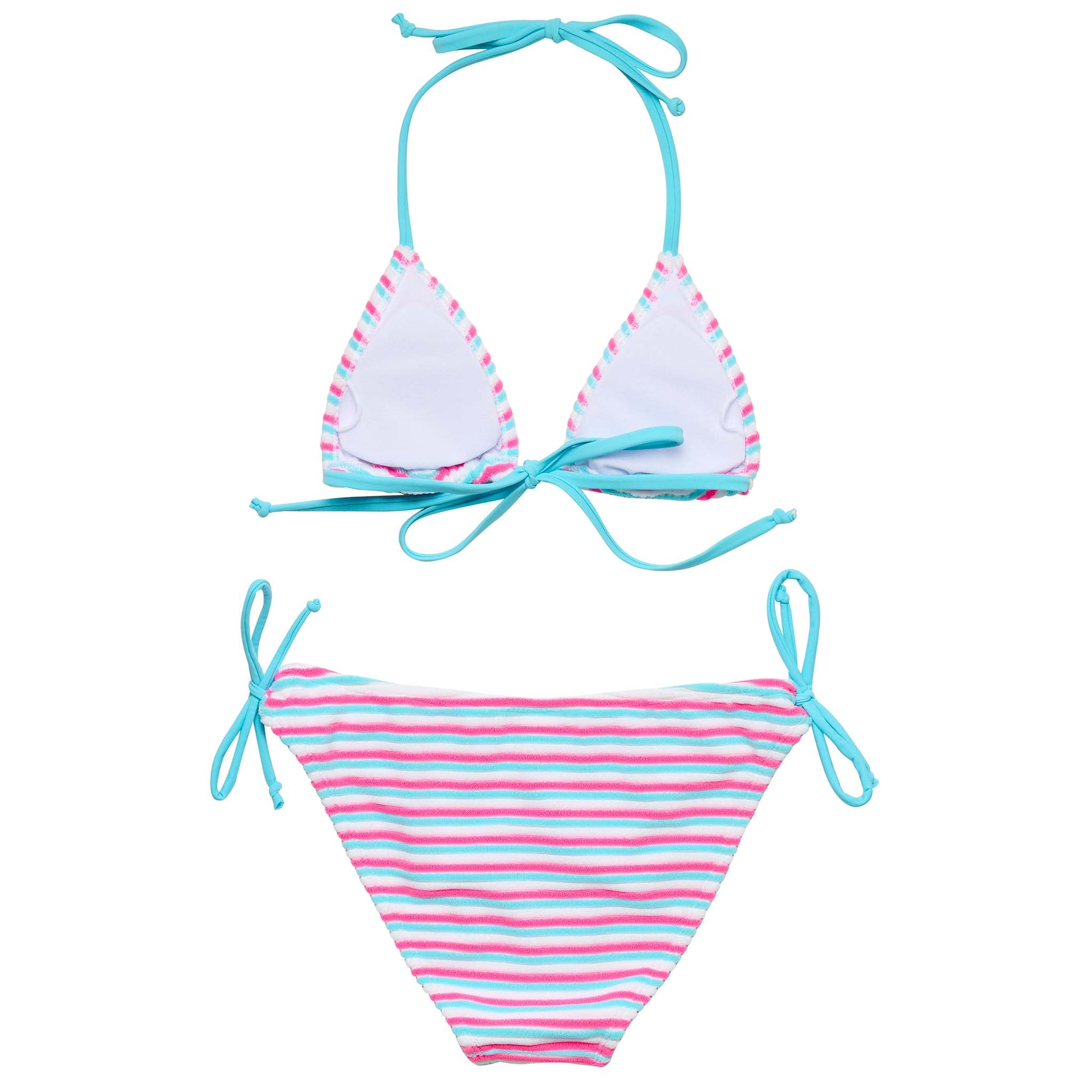 Sorbet Stripe Teen Triangle Bikini - Snapper Rock