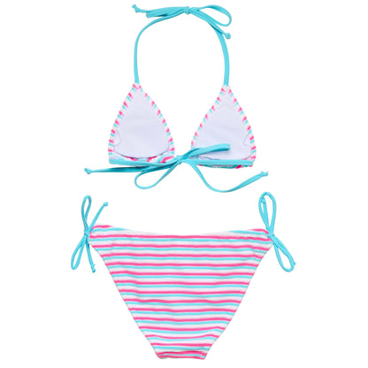Sorbet Stripe Teen Triangle Bikini - Snapper Rock