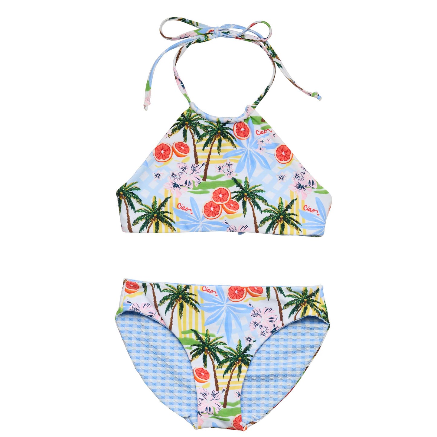 Ciao Paradiso Reversible Halter Bikini - Snapper Rock