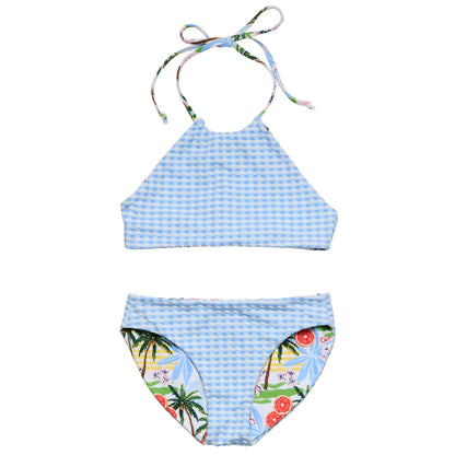 Ciao Paradiso Reversible Halter Bikini - Snapper Rock