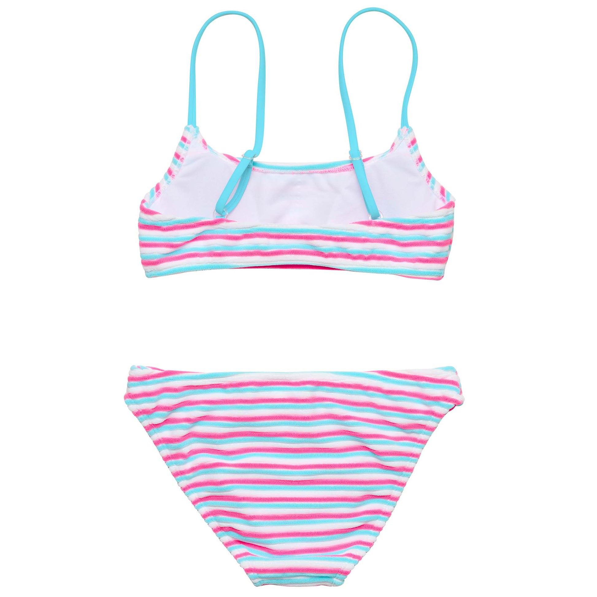 Sorbet Stripe Teen Crop Bikini - Snapper Rock