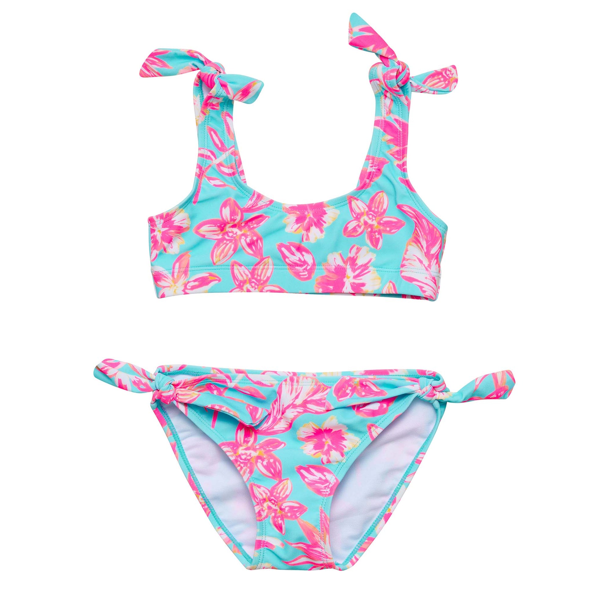 Tropical Glow Recycled Crop Bikini - Snapper Rock