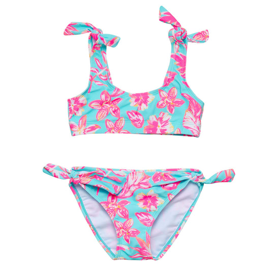 Tropical Glow Recycled Crop Bikini - Snapper Rock