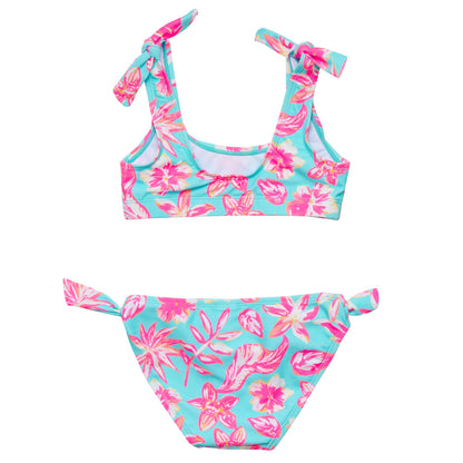 Tropical Glow Recycled Crop Bikini - Snapper Rock