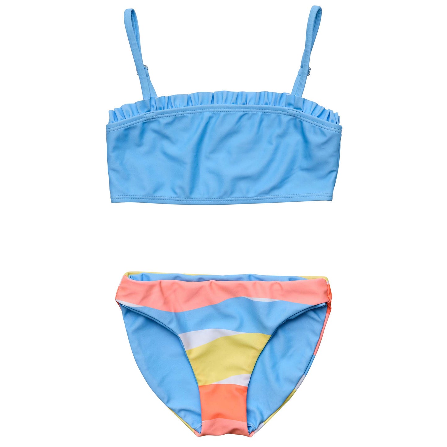 Good Vibes Frilled Bandeau Bikini - Snapper Rock