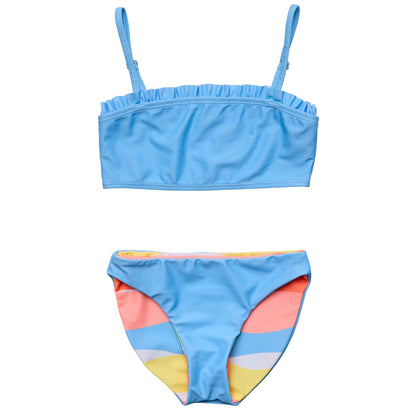 Good Vibes Frilled Bandeau Bikini - Snapper Rock