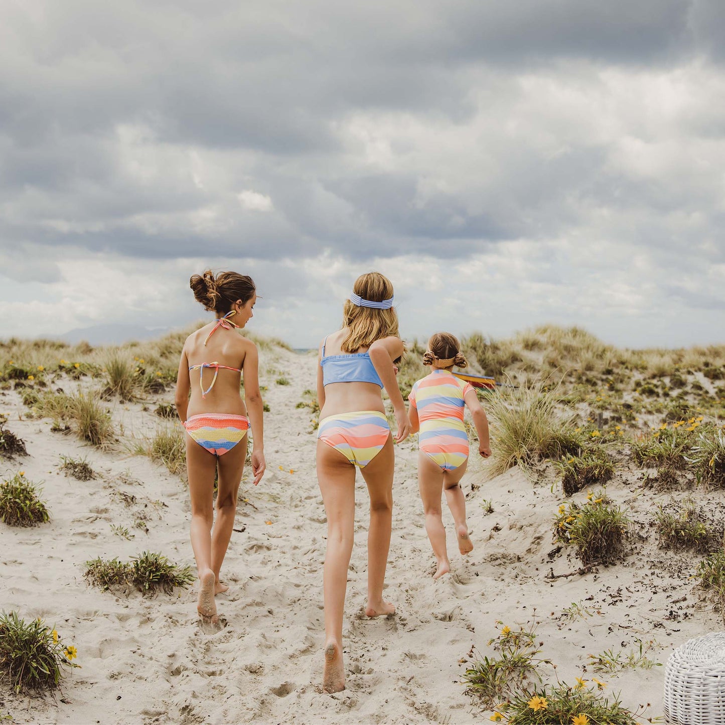 Good Vibes Frilled Bandeau Bikini - Snapper Rock