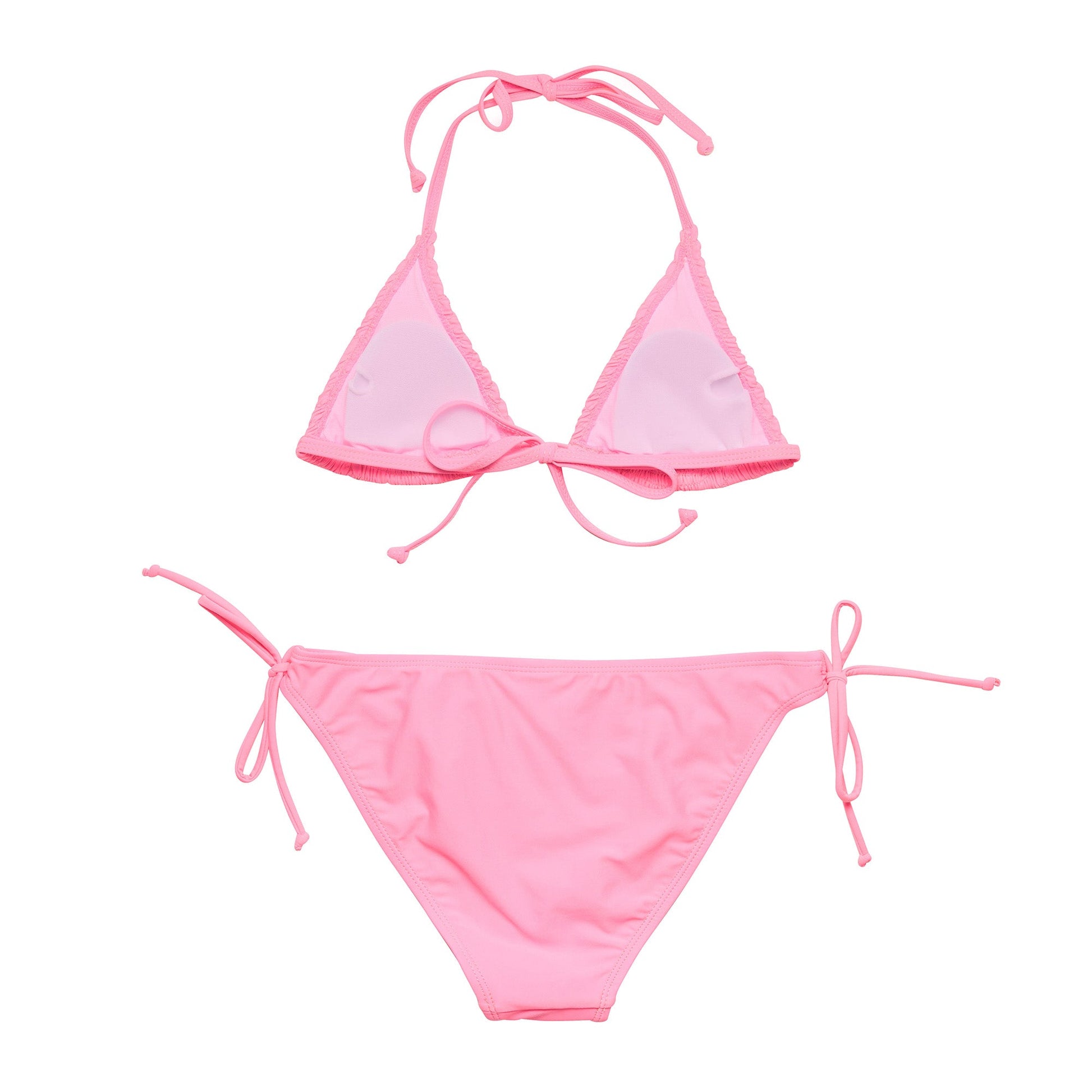 Pink Shirred Triangle Bikini - Snapper Rock