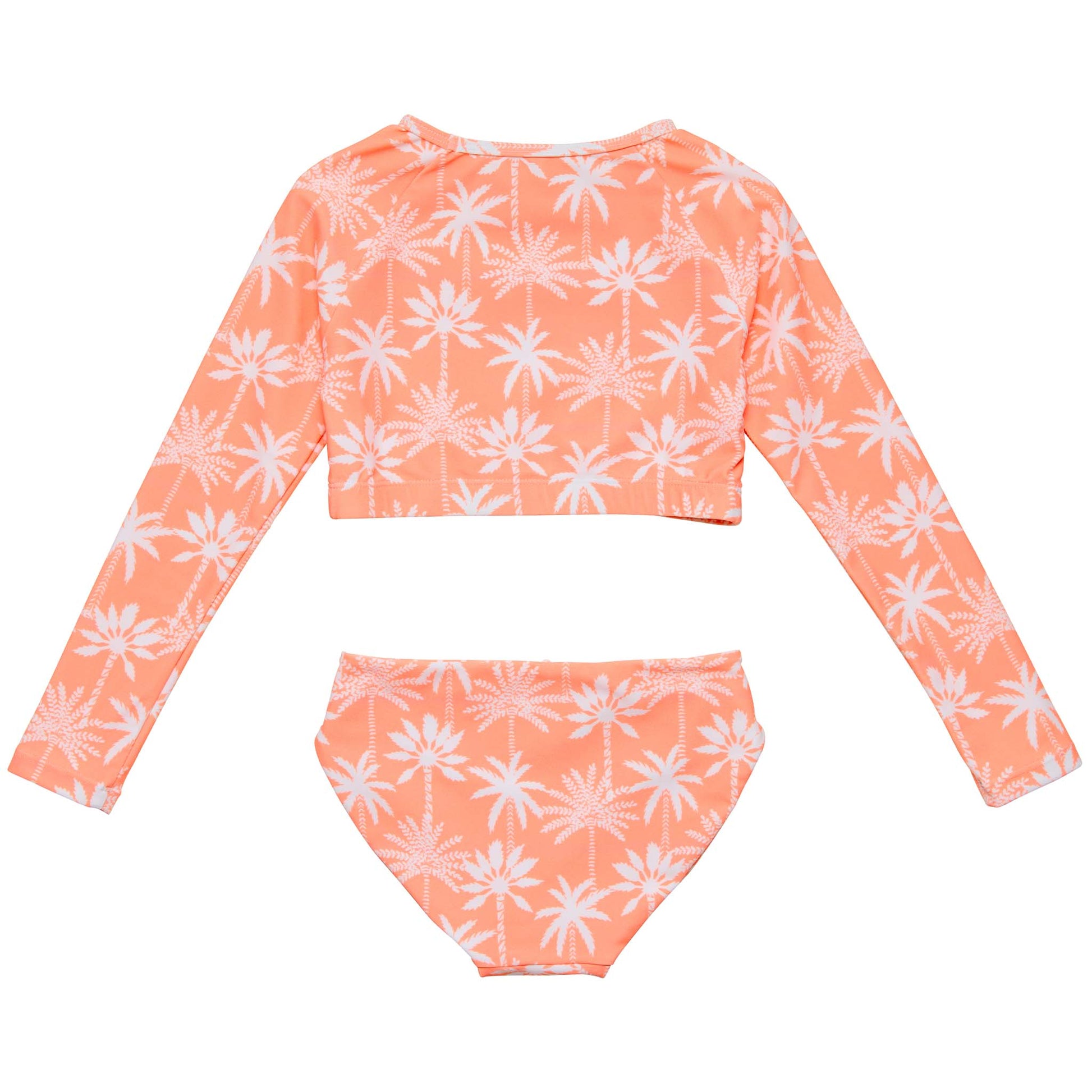 Cali Palms Recycled Crop LS Rash Set - Snapper Rock