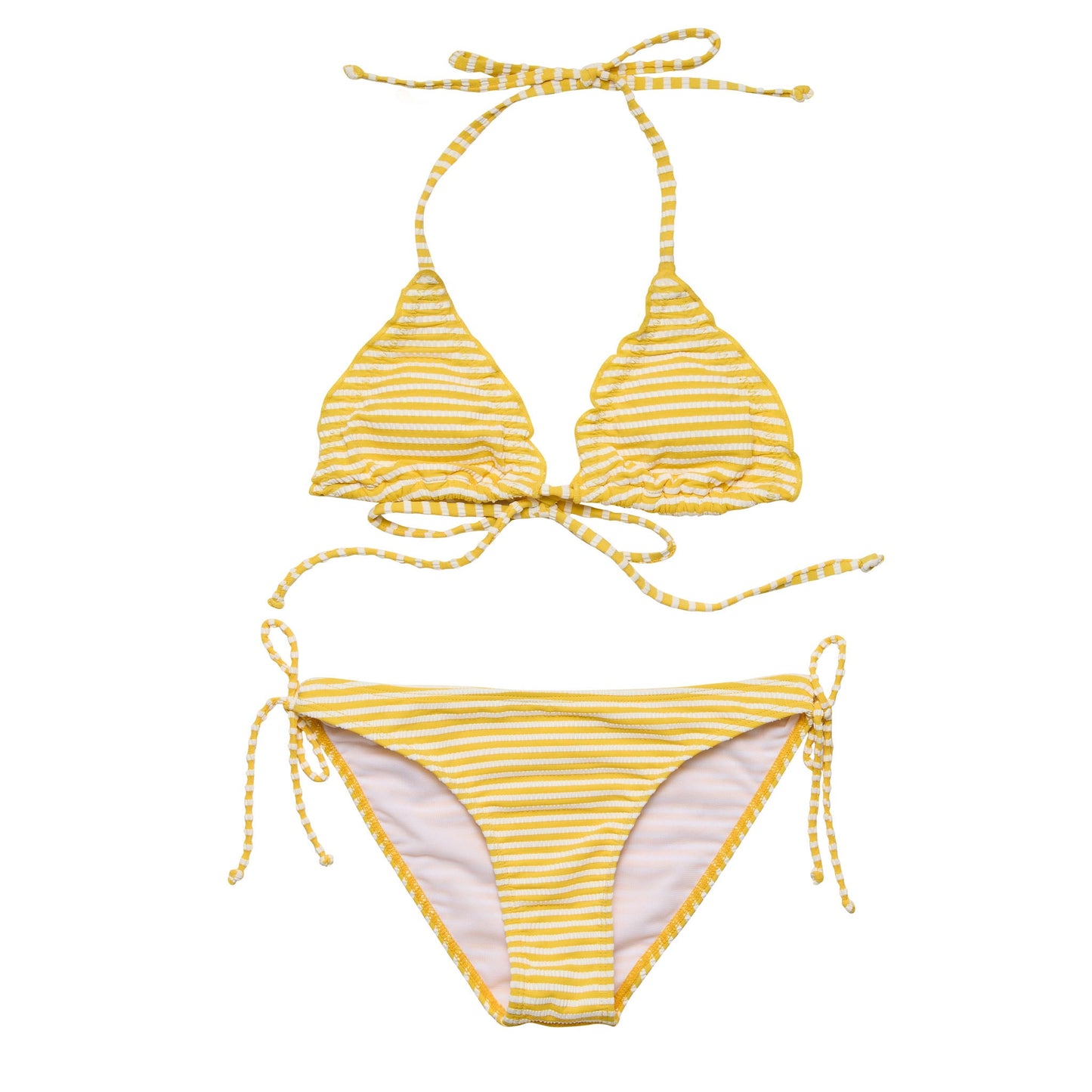 Sunshine Stripe Teen Triangle Bikini - Snapper Rock
