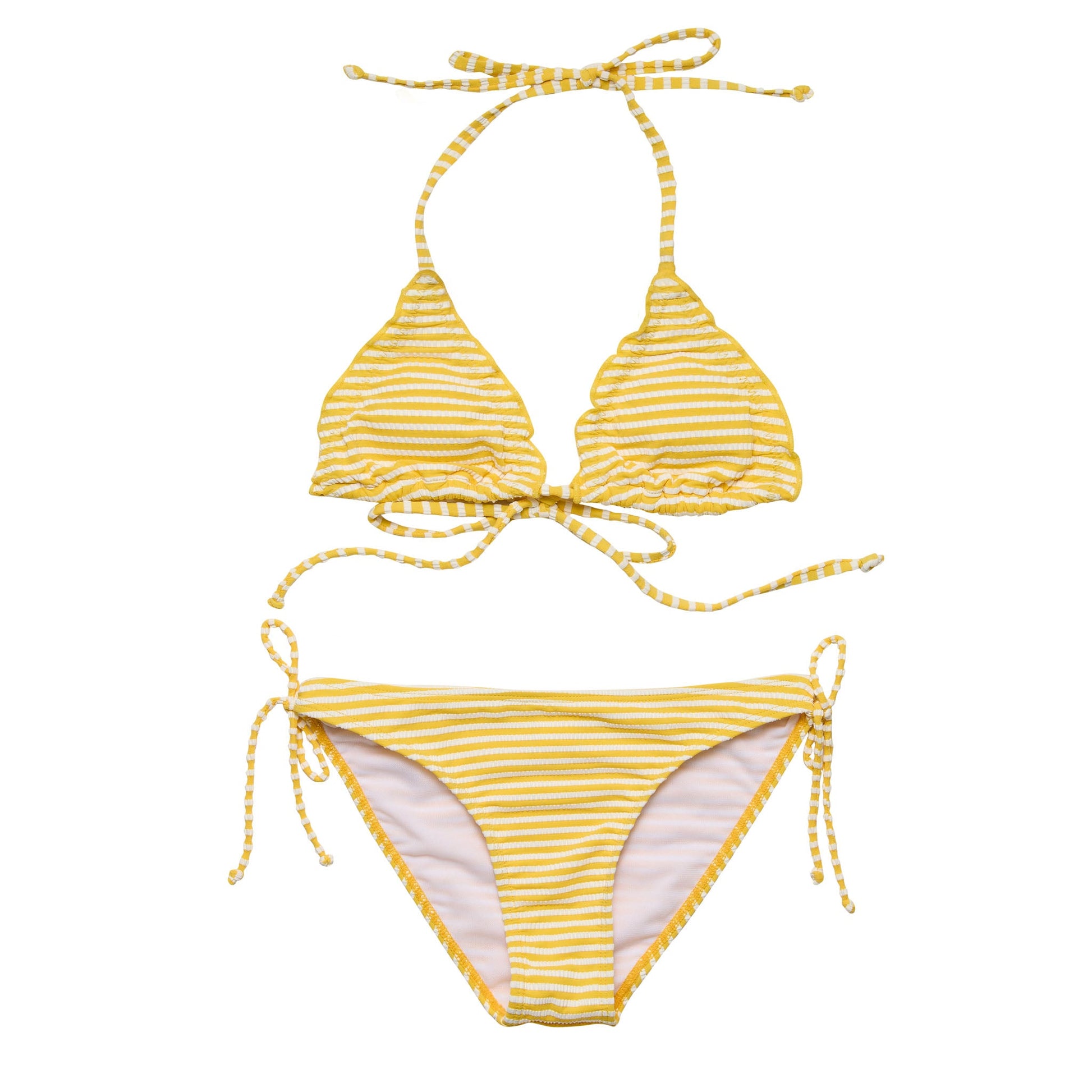 Sunshine Stripe Teen Triangle Bikini - Snapper Rock