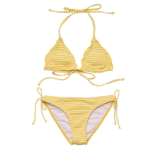 Sunshine Stripe Teen Triangle Bikini - Snapper Rock