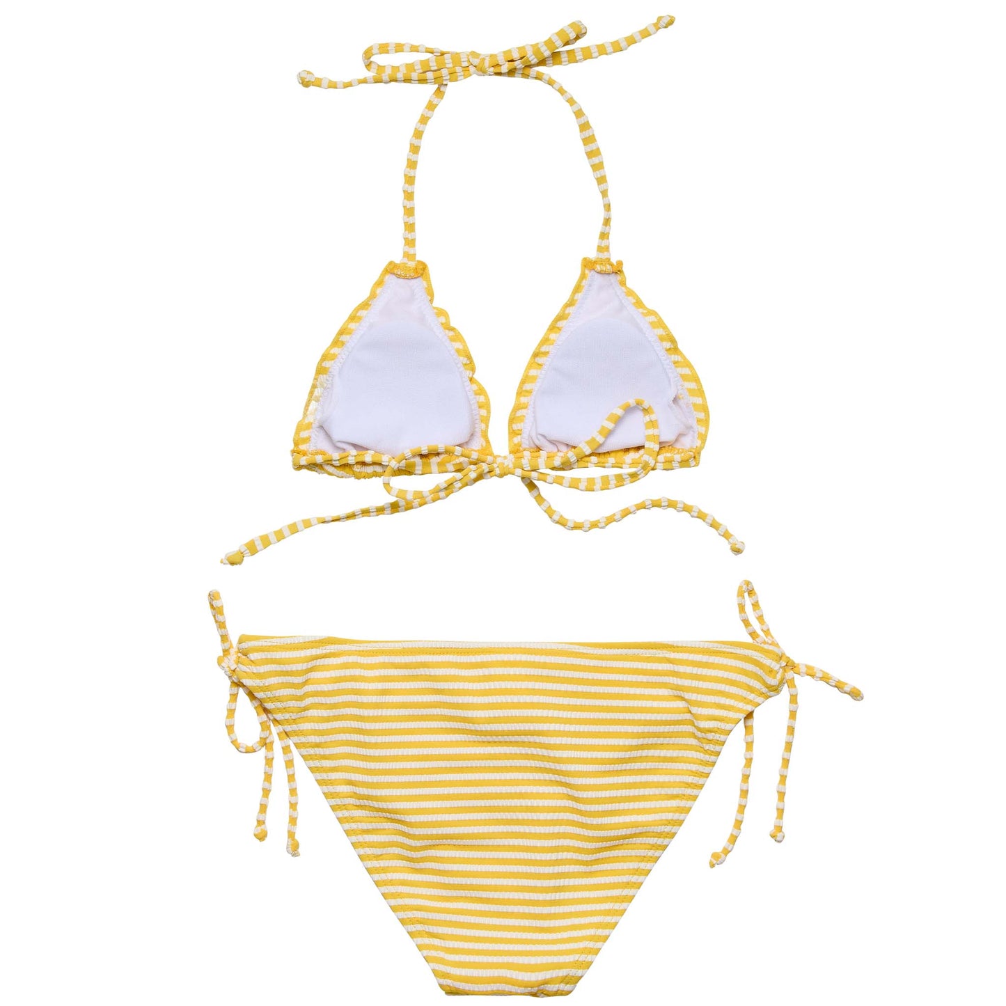 Sunshine Stripe Teen Triangle Bikini - Snapper Rock