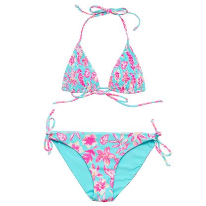 Tropical Glow Teen Recycled Triangle Bikini - Snapper Rock
