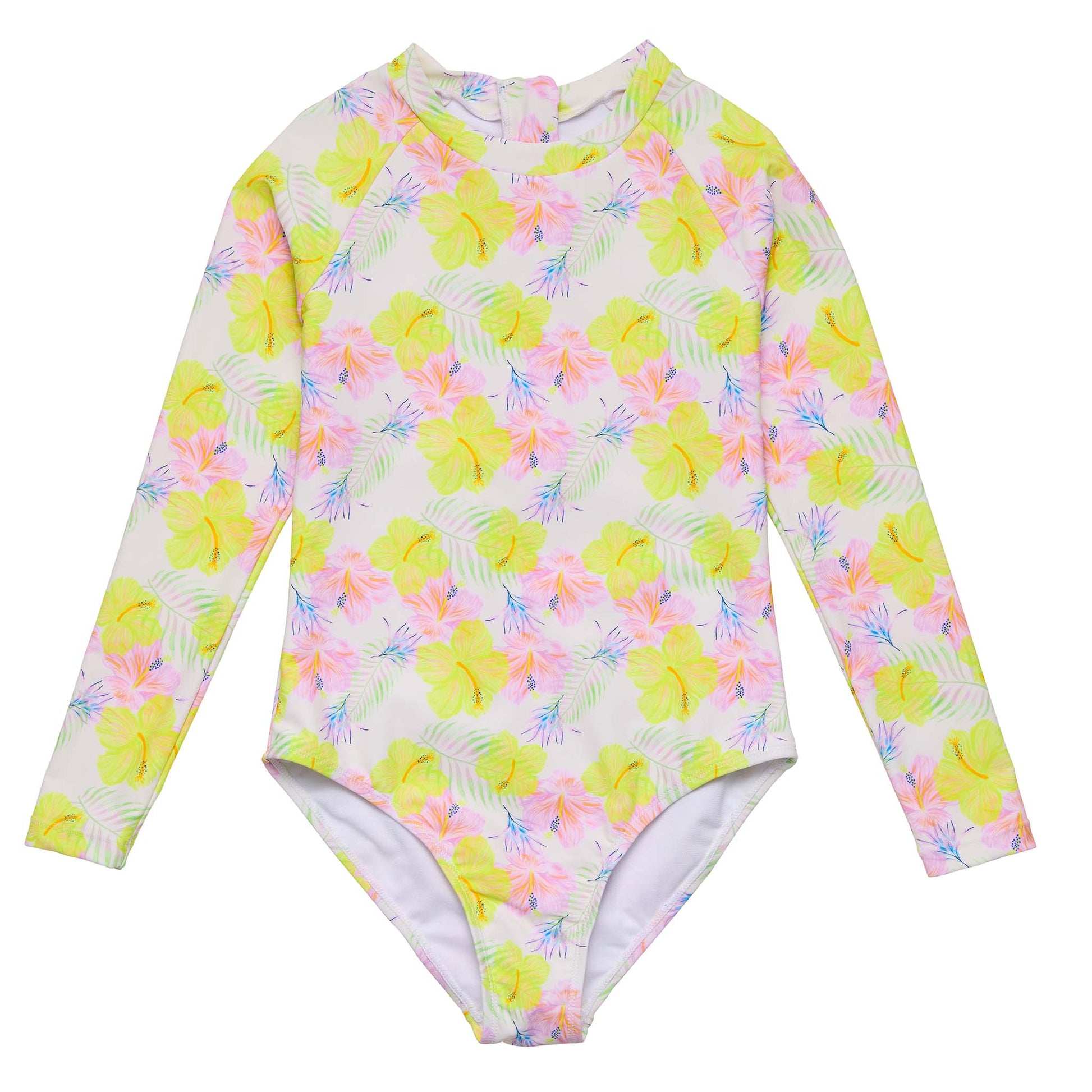 Aloha Vacay Recycled LS Surf Suit - Snapper Rock