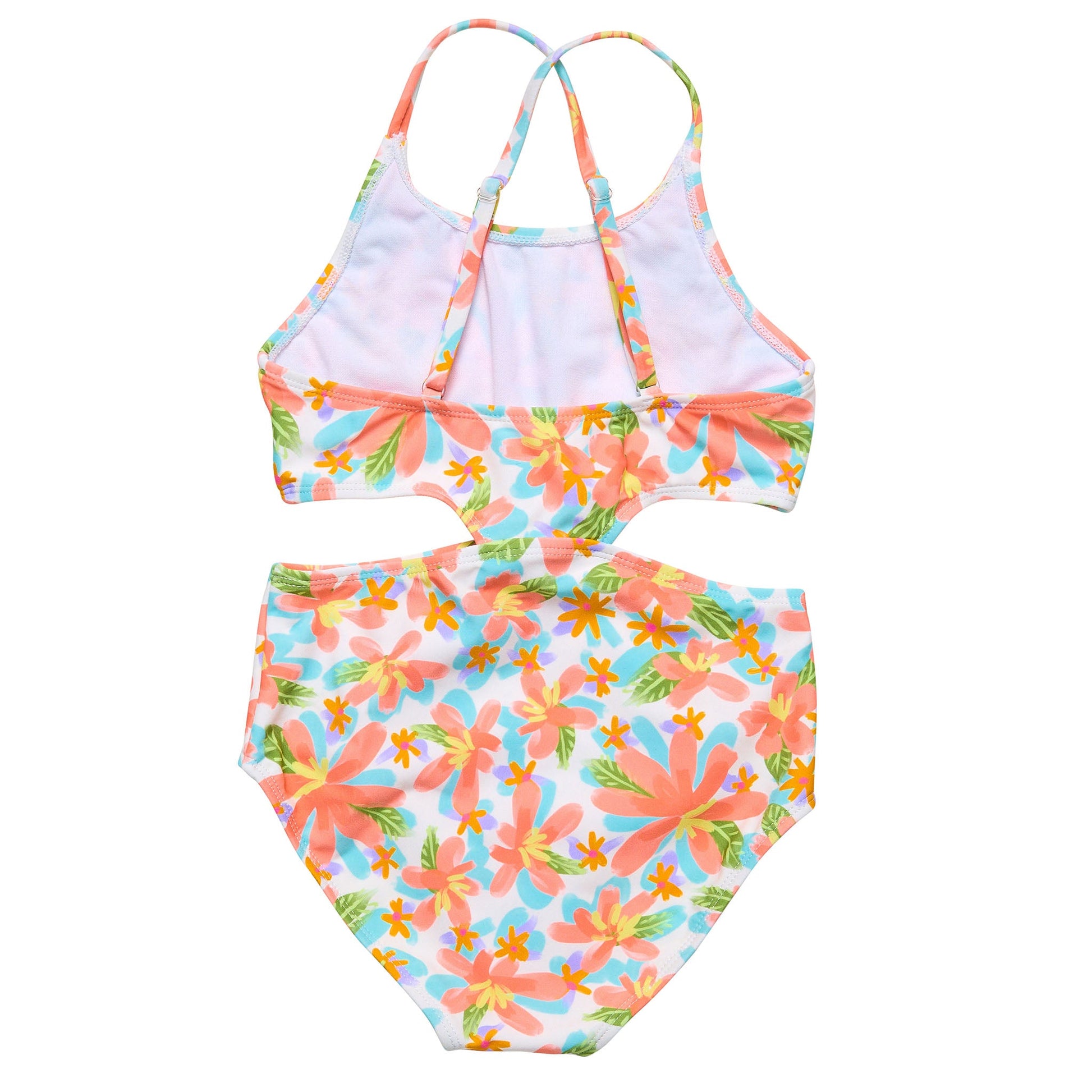 Hawaiian Luau Sustainable Cut Out Swimsuit - Snapper Rock