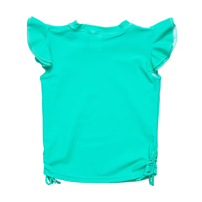 Mint Sustainable Flutter Sleeve Rash Top - Snapper Rock