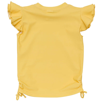 Marigold Sustainable Flutter Sleeve Rash Top - Snapper Rock