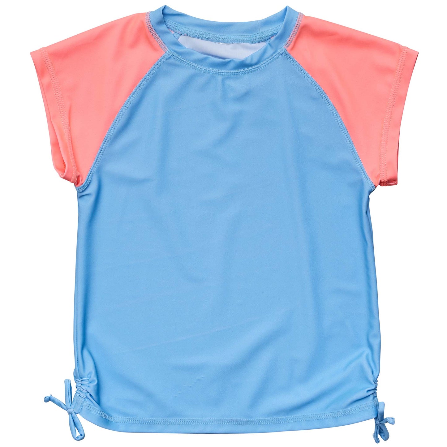 Cornflower Peach Sleeve SS Rash Top - Snapper Rock