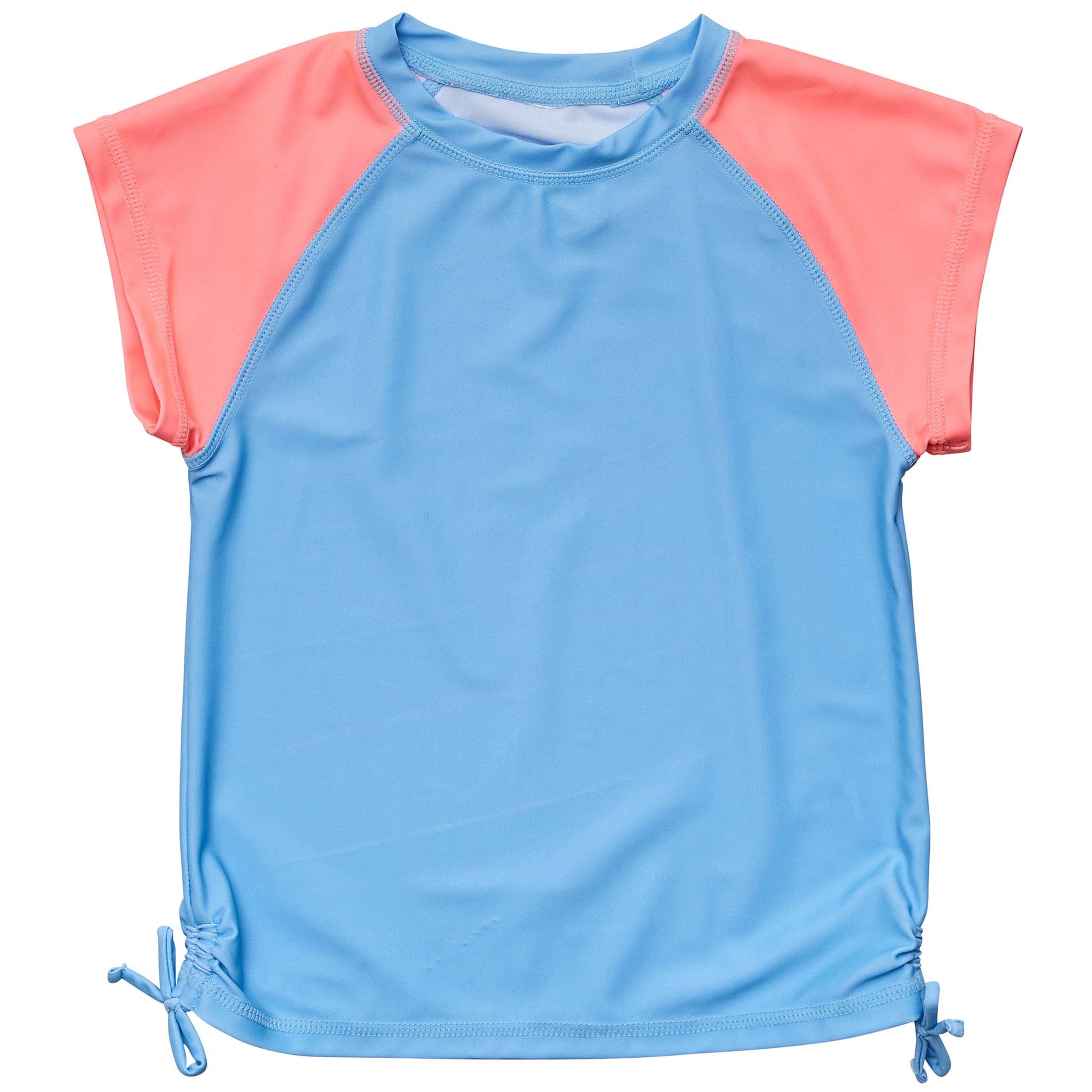 Cornflower Peach Sleeve SS Rash Top - Snapper Rock