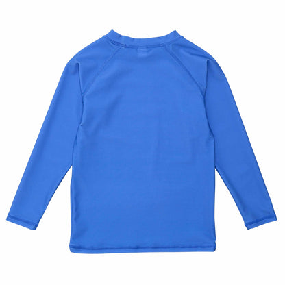 Azure Blue Sustainable LS Rash Top - Snapper Rock