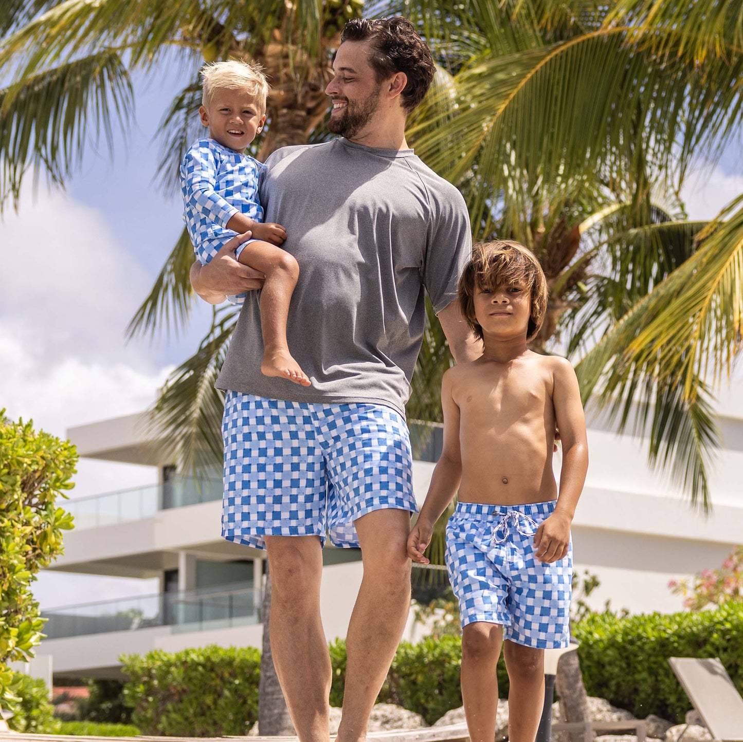 Ocean Grid Swim Short - Snapper Rock