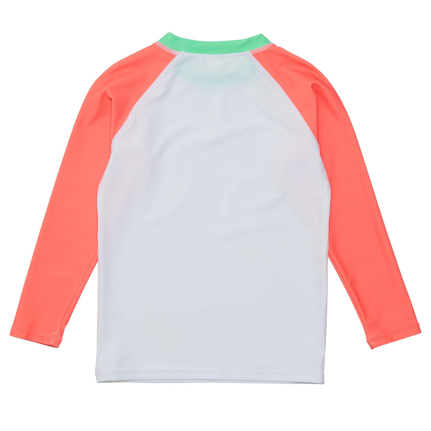 White Coral Sleeve Sustainable Rash Top - Snapper Rock
