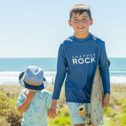 Denim Logo LS Rash Top - Snapper Rock