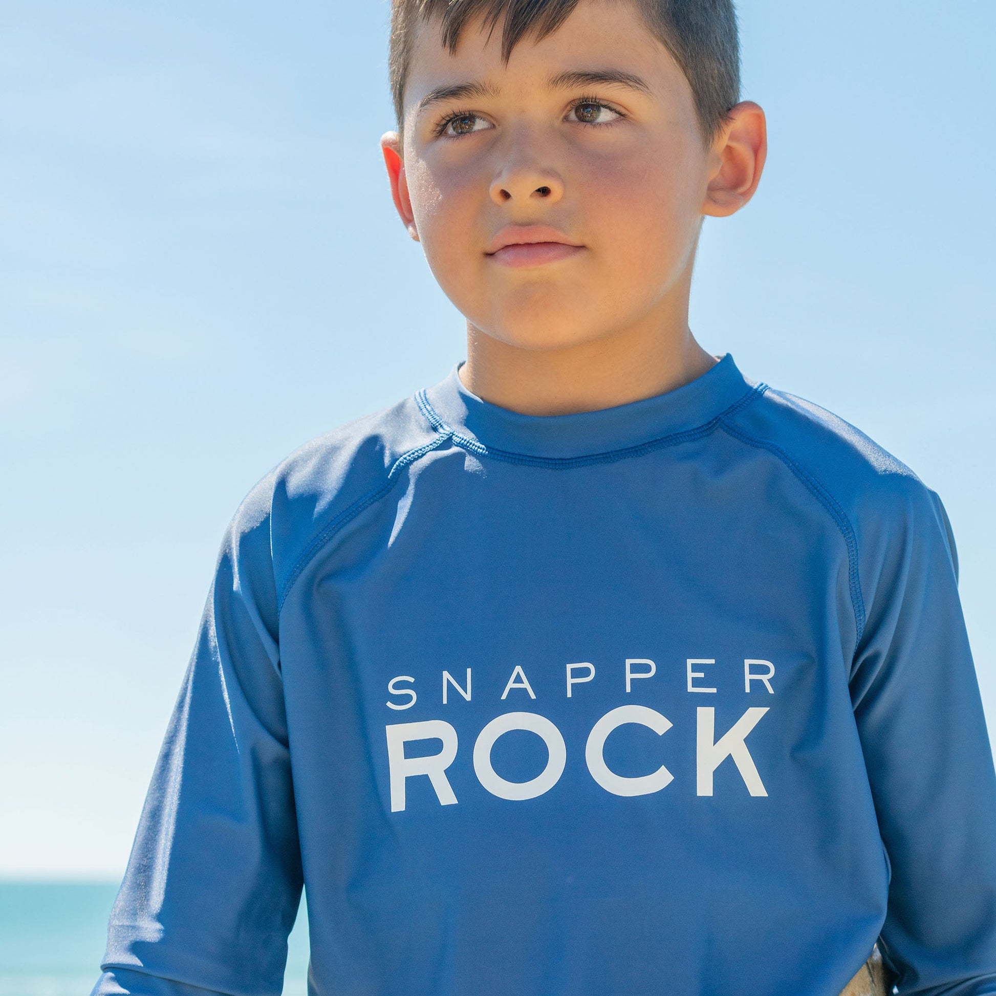 Denim Logo LS Rash Top - Snapper Rock