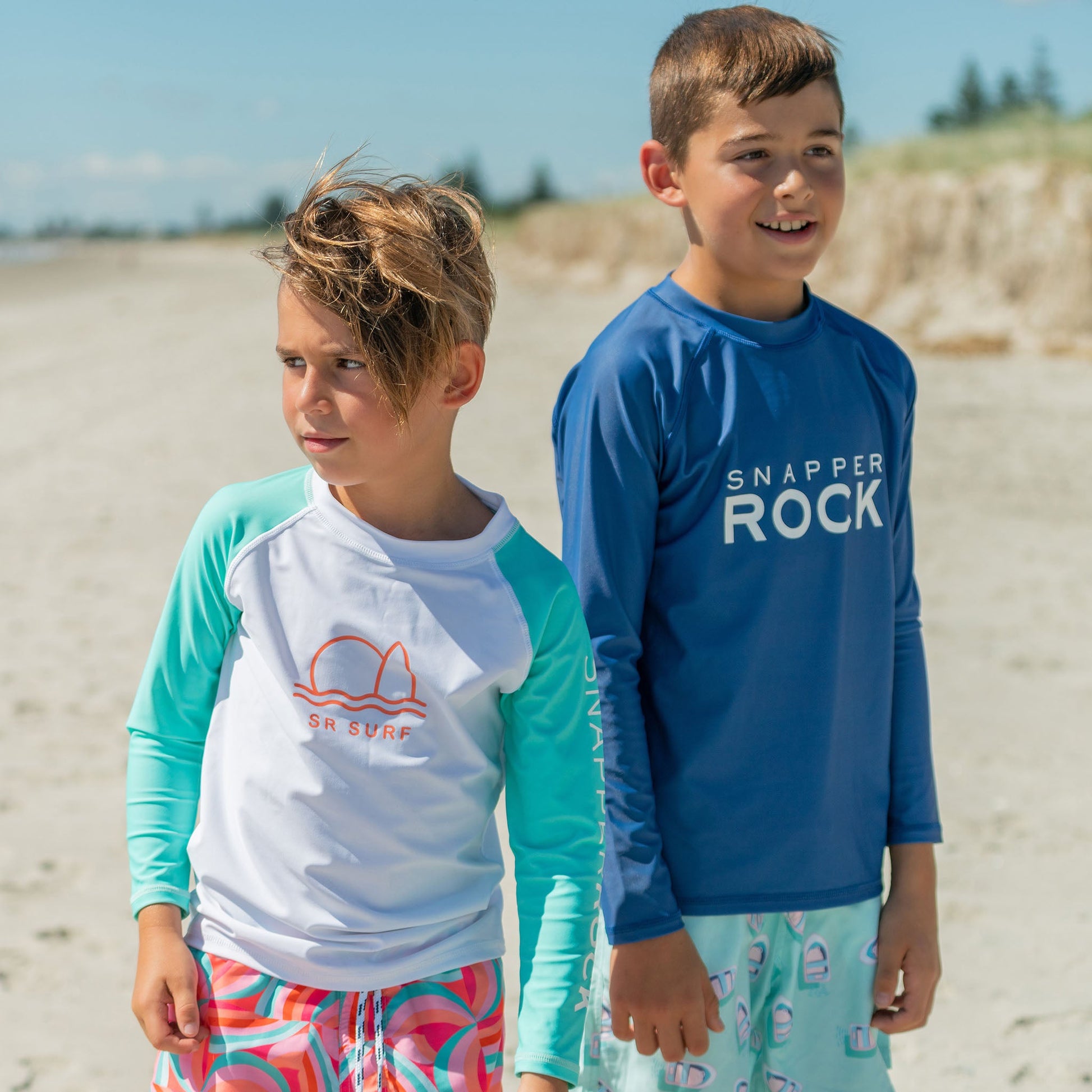 Denim Logo LS Rash Top - Snapper Rock