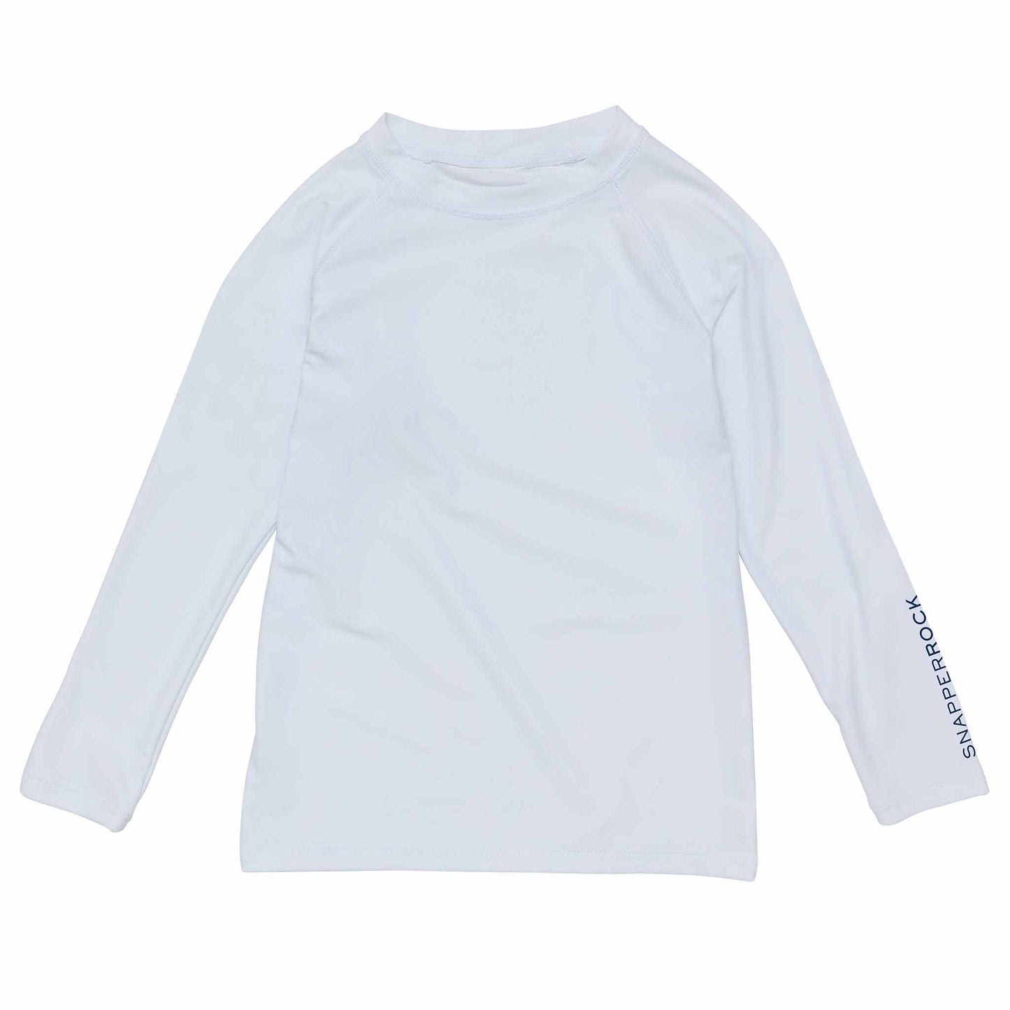 White LS Rash Top - Snapper Rock