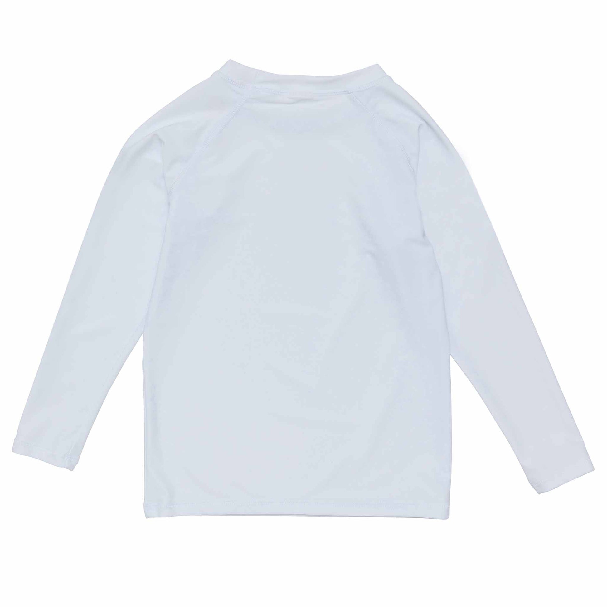 White LS Rash Top - Snapper Rock
