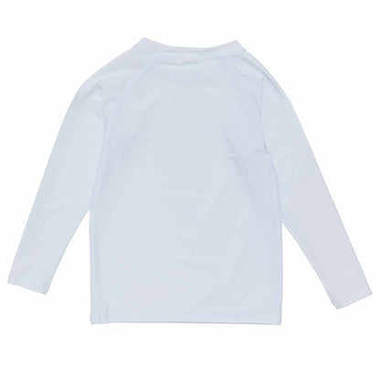 White LS Rash Top - Snapper Rock