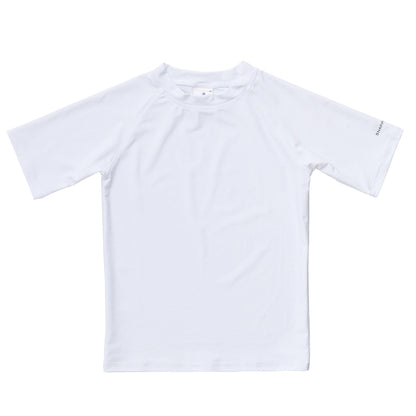 White SS Rash Top - Snapper Rock