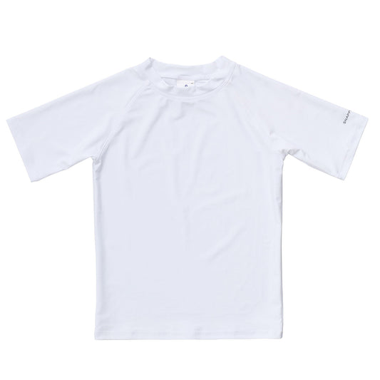 White SS Rash Top - Snapper Rock
