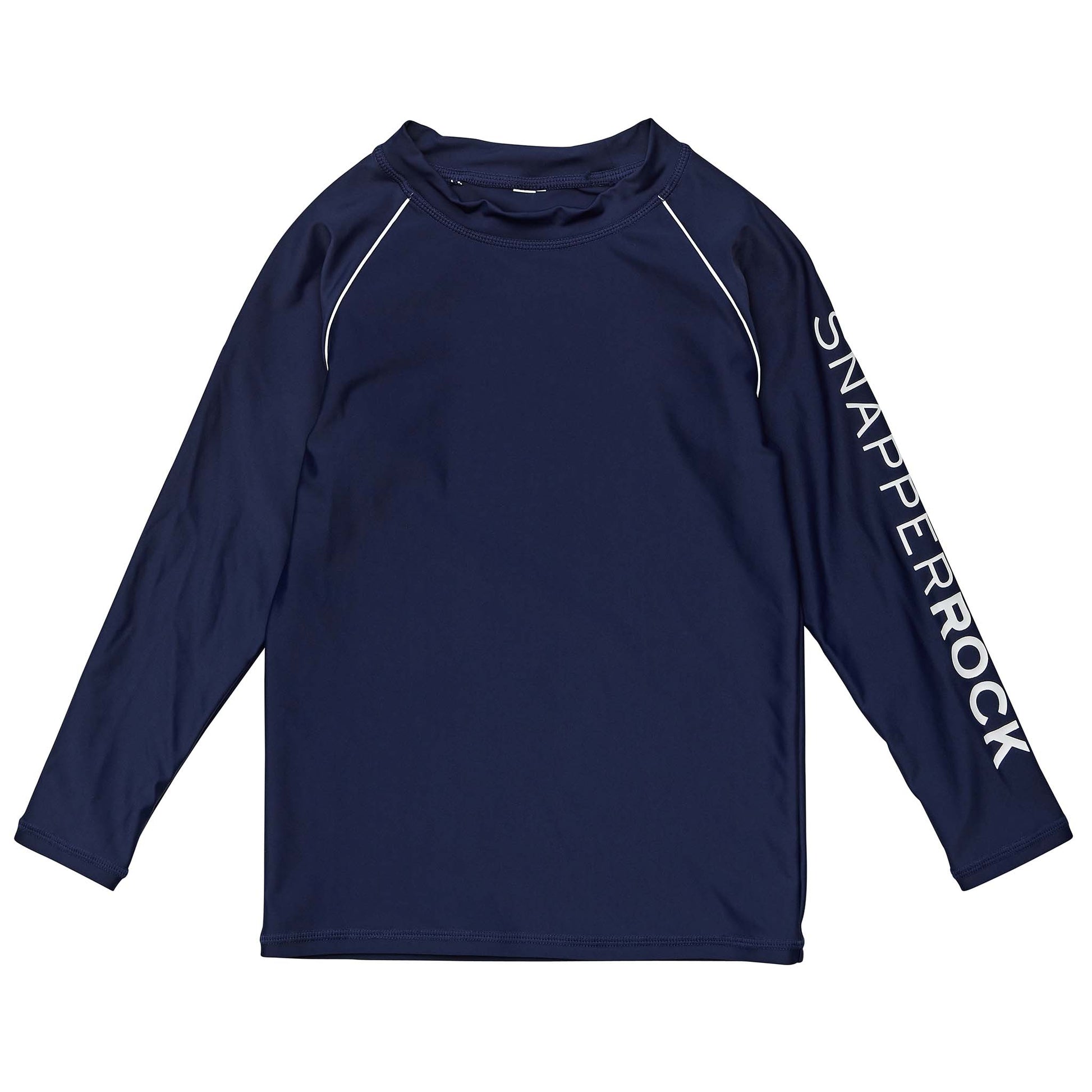 Navy Sustainable LS Rash Top - Snapper Rock