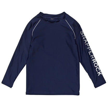 Navy Sustainable LS Rash Top - Snapper Rock
