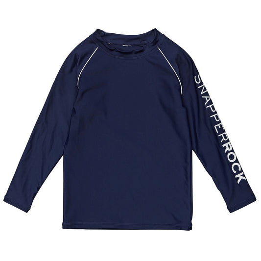 Navy Sustainable LS Rash Top - Snapper Rock