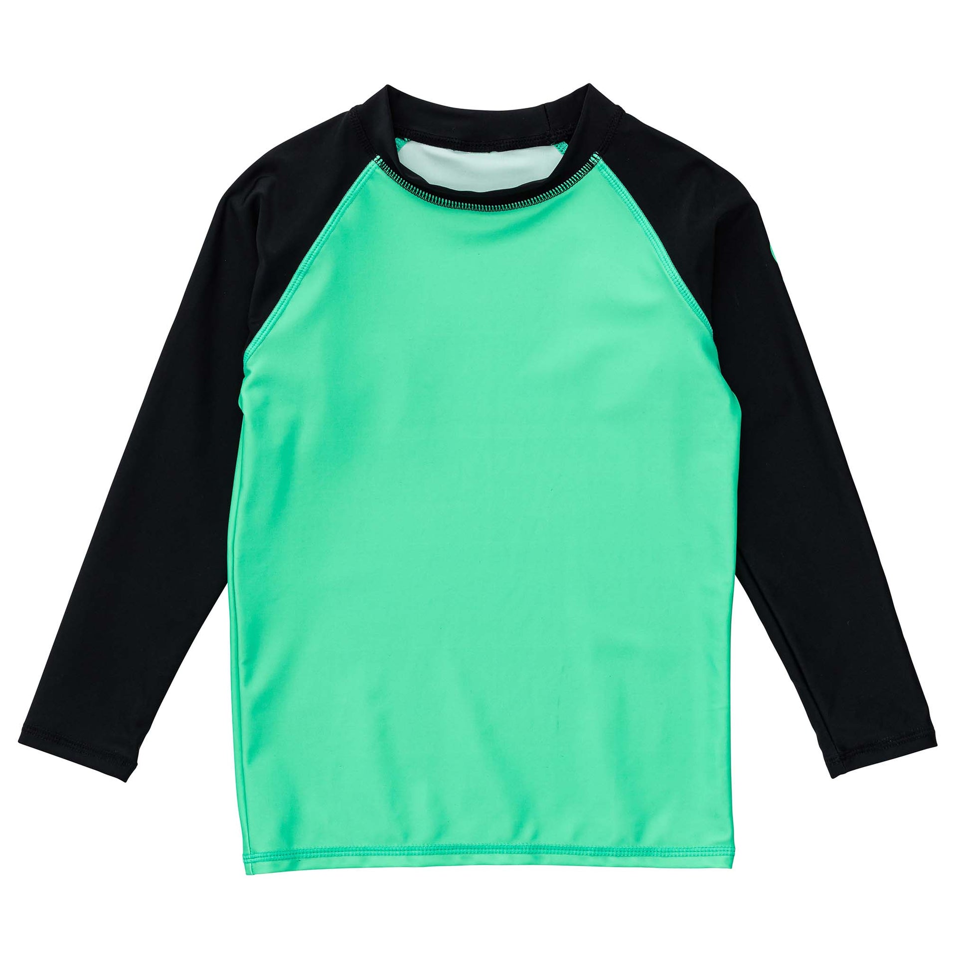Green Black Sustainable LS Rash Top - Snapper Rock