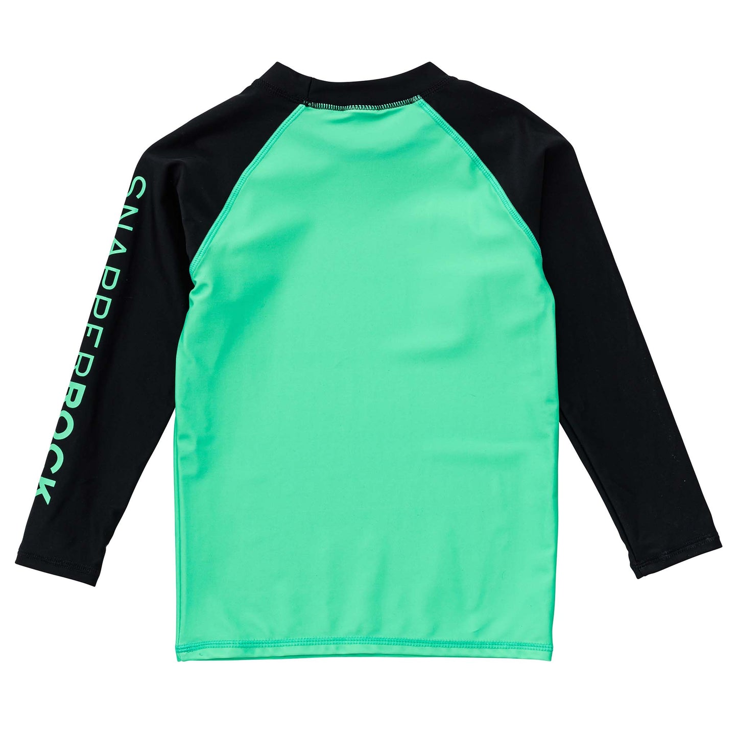 Green Black Sustainable LS Rash Top - Snapper Rock