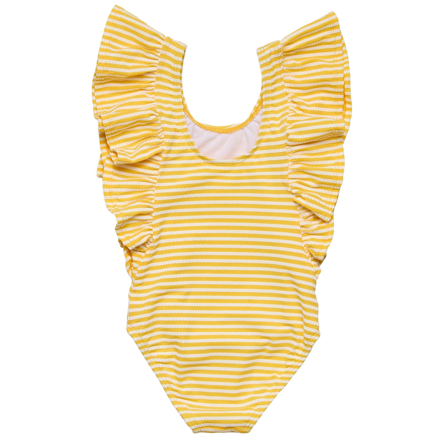 Sunshine Stripe Wide Frill Swimsuit - Snapper Rock