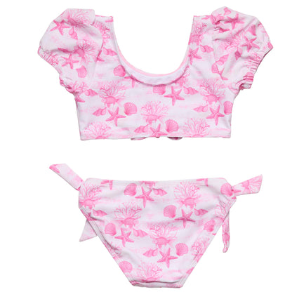 Pink Lagoon Puff Sleeve Bikini - Snapper Rock
