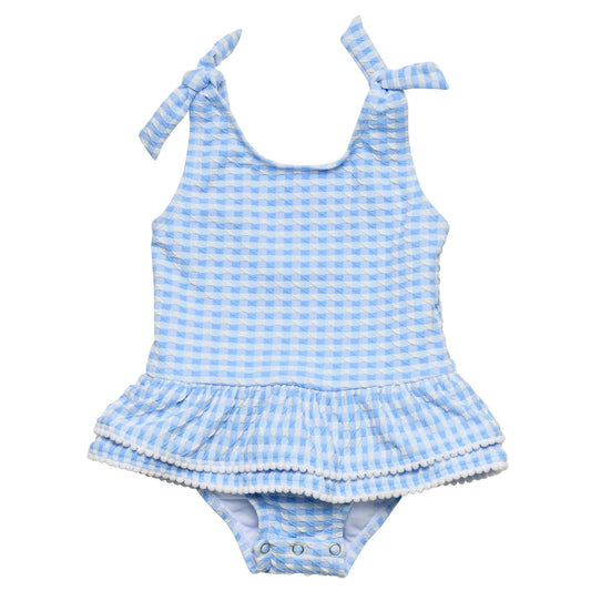 Seaside Gingham Skirt Swimsuit - Snapper Rock